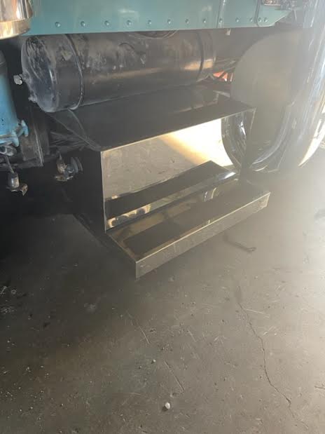 Peterbilt Stainless Steel Step Boxes